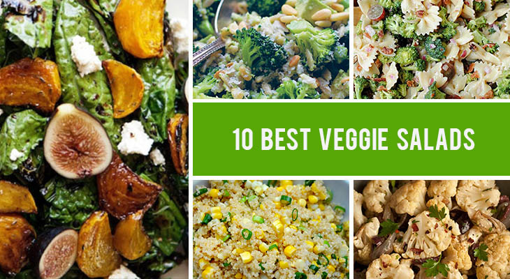 10 Delicious And Healthy Veggie Salads Recipes