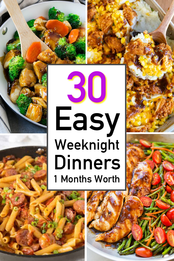 10 Quick Amp Easy Weeknight Dinners On A Budget Dinner On A Budget Quick Dinner Easy Dinner