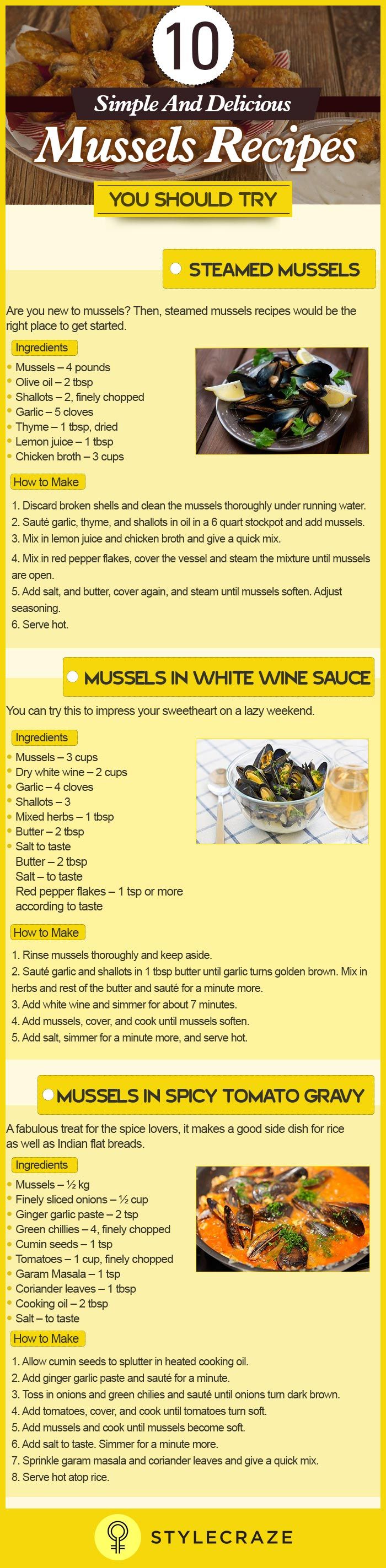 10 Simple And Delicious Mussels Recipes You Should Try Mussels Recipe