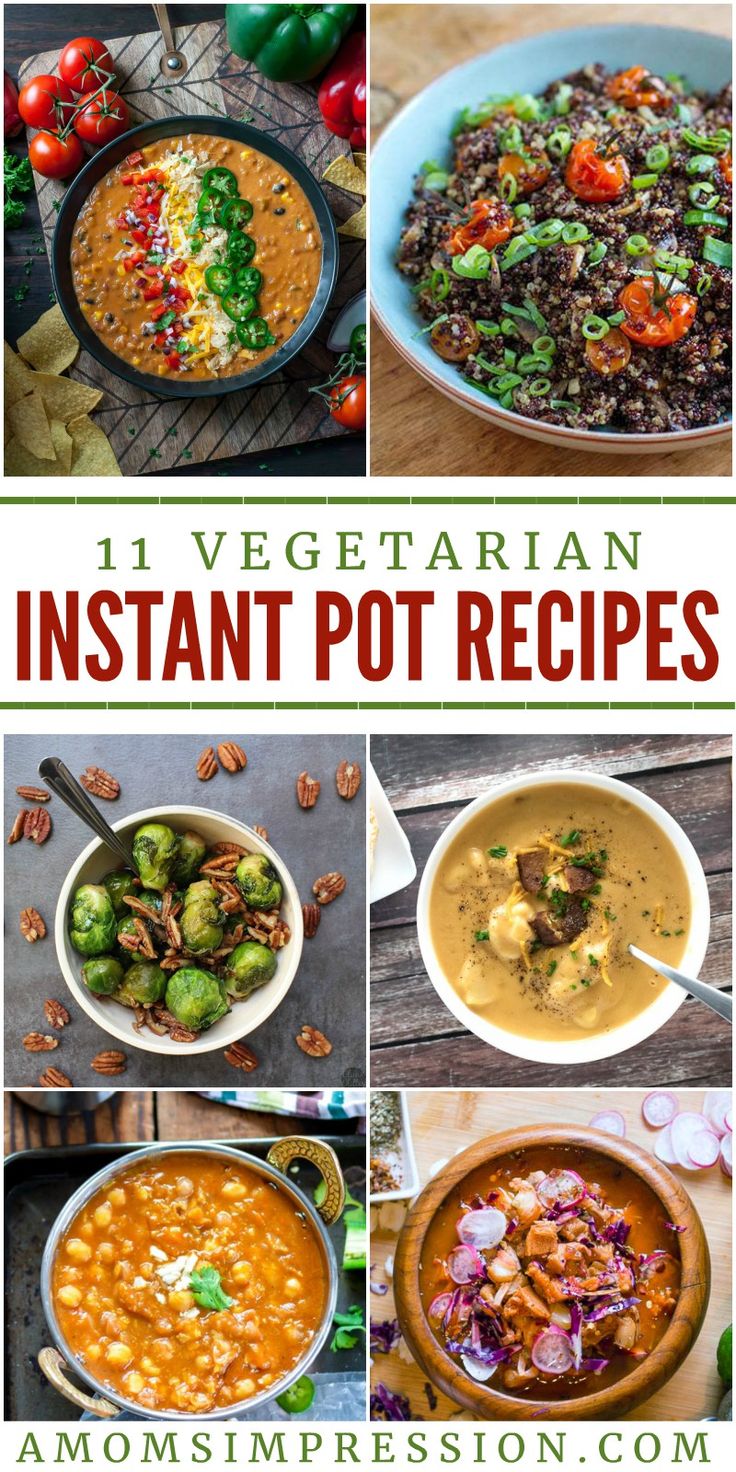 11 Exciting Vegetarian Instant Pot Recipes Everyone Will Love