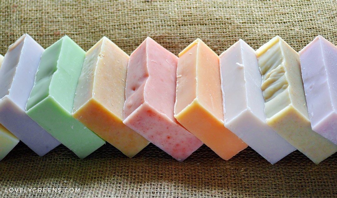 14 Recipes For Handmade Natural Soap Lovely Greens