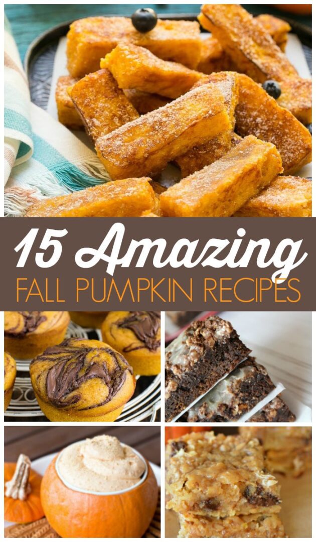 15 Amazing Fall Pumpkin Recipes