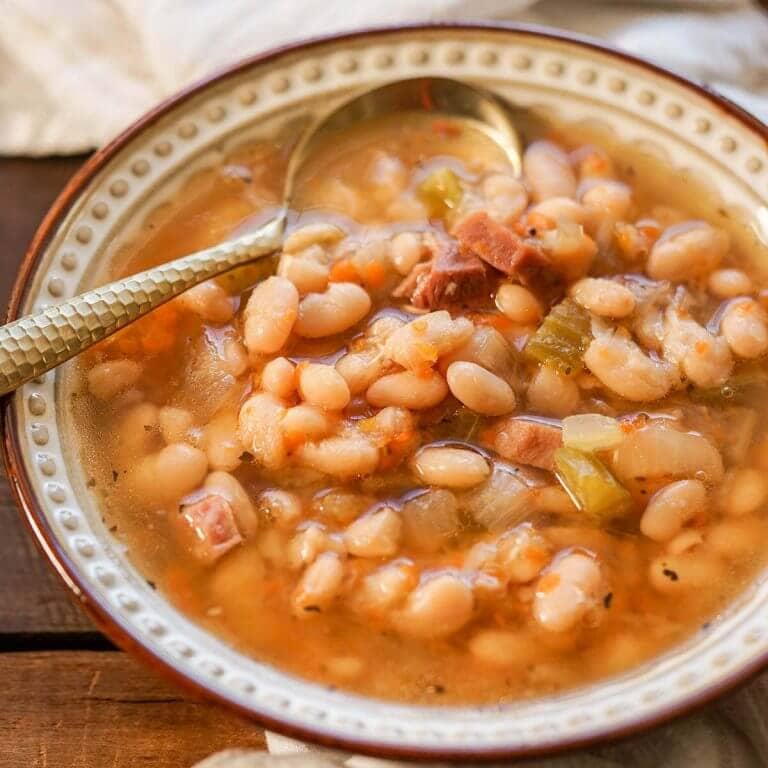 15 Bean Soup With Ham Bowl Me Over