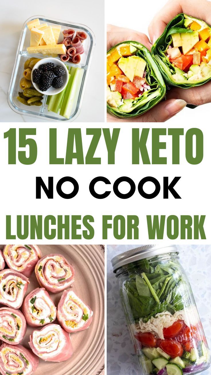 15 Easy No Cook Keto Lunch Recipes Keto Millenial