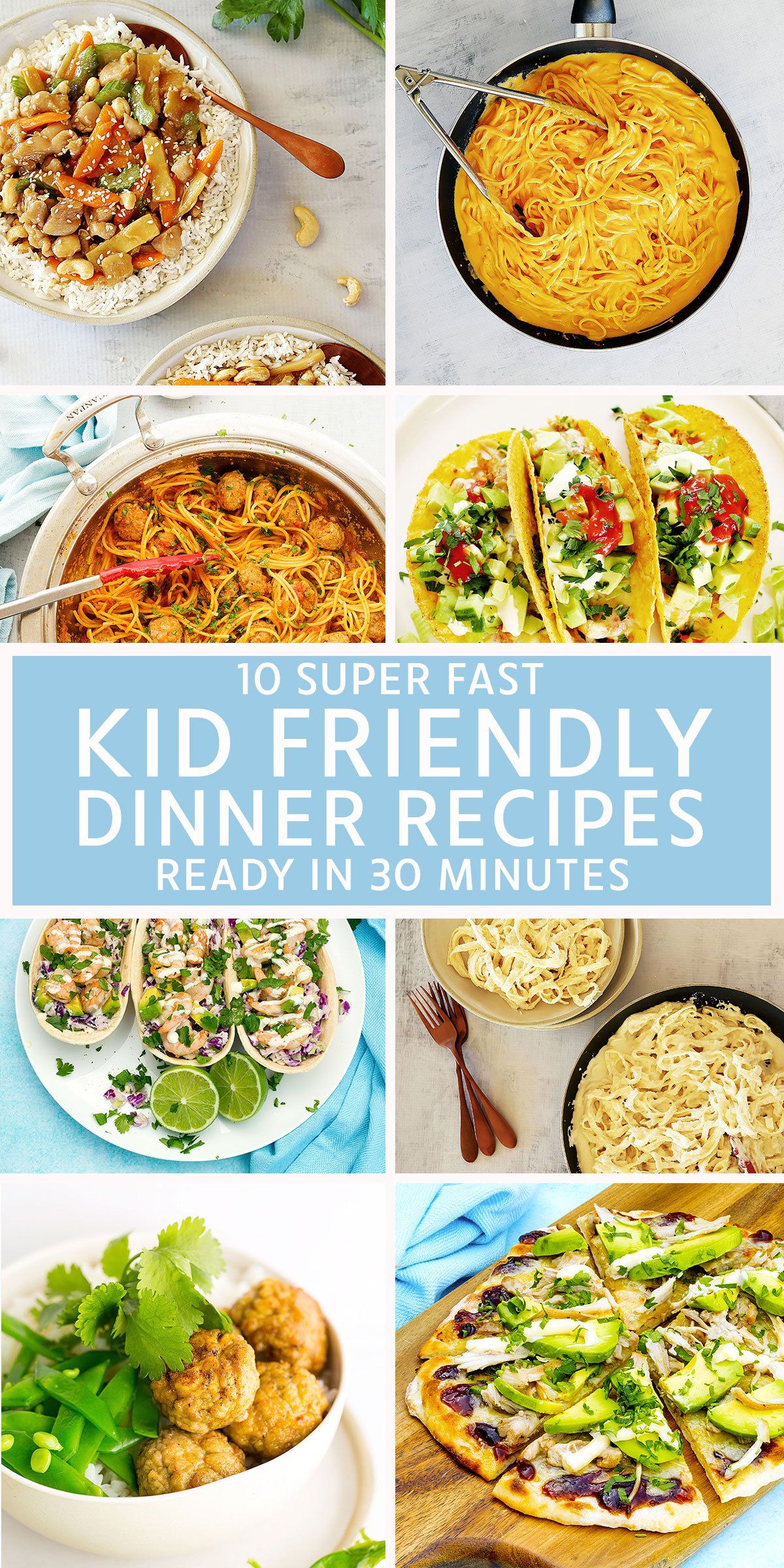 17 Easy Kid Friendly Dinners 20 Healthy Dinners For Kids Quick Meals