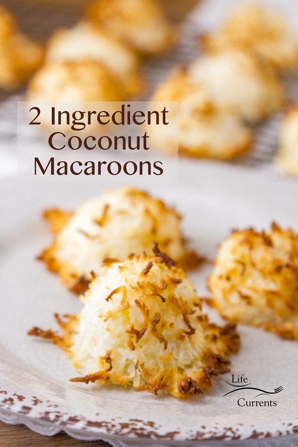 2 Ingredient Coconut Macaroons Sweet Coconut Filled Macaroon Cookies