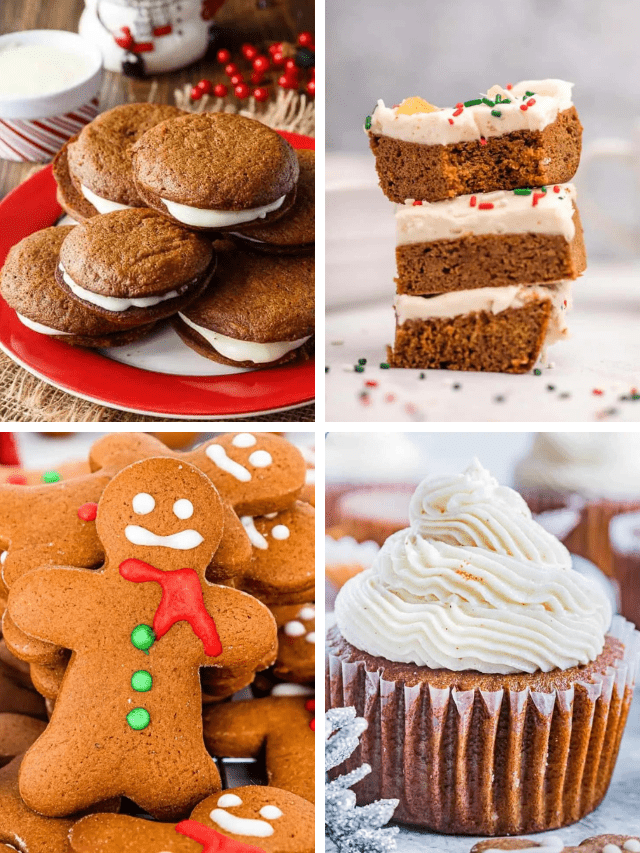 20 Festive Gingerbread Dessert Recipes Crayons Cravings