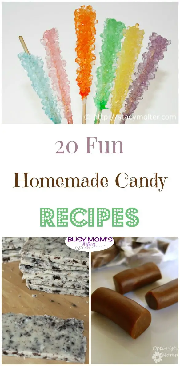 20 Fun Homemade Candy Recipes