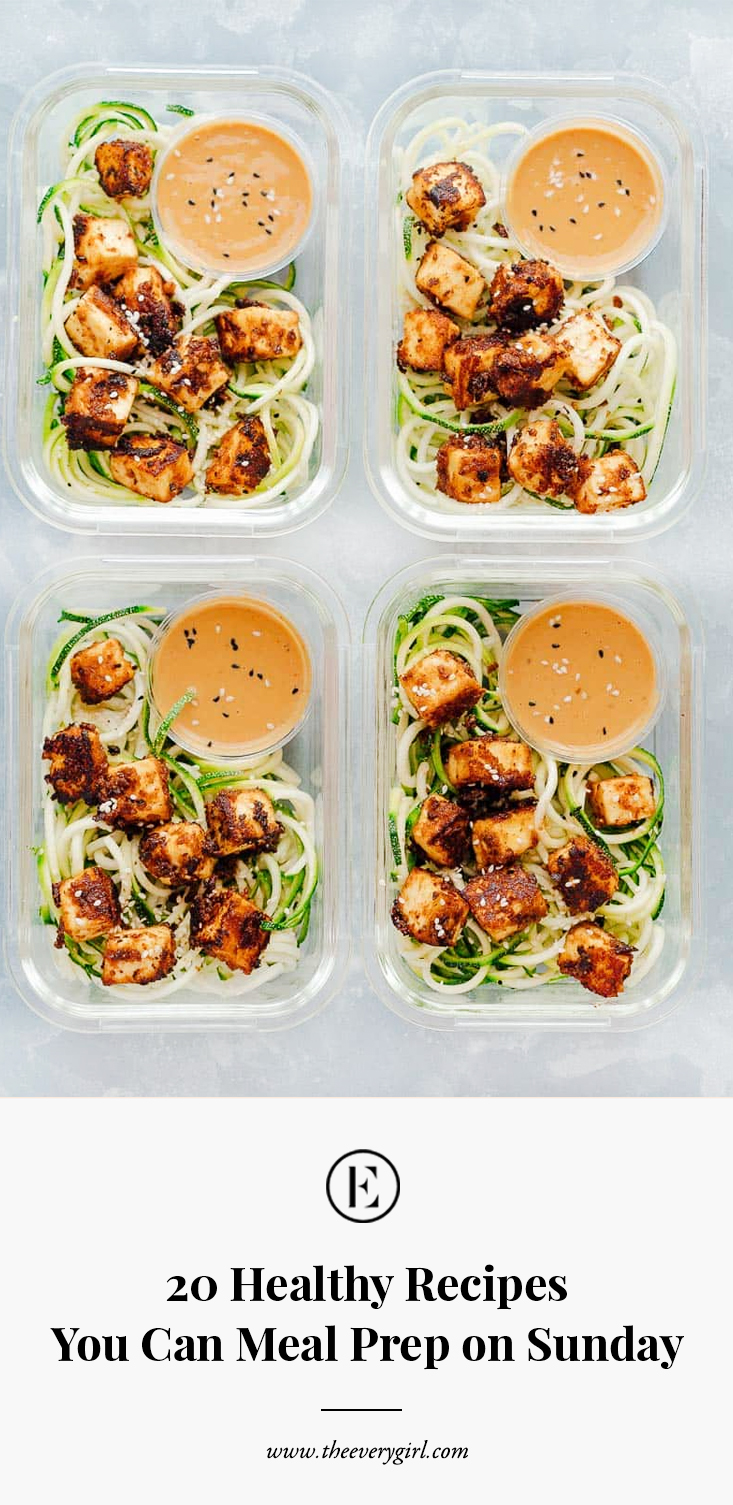 20 Healthy Recipes You Can Meal Prep On A Sunday The Everygirl