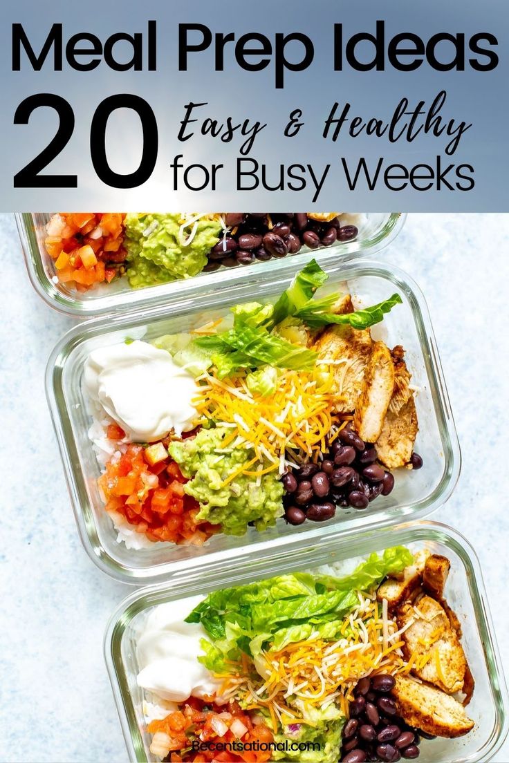 20 Meal Prep Ideas For The Week You Need To Try