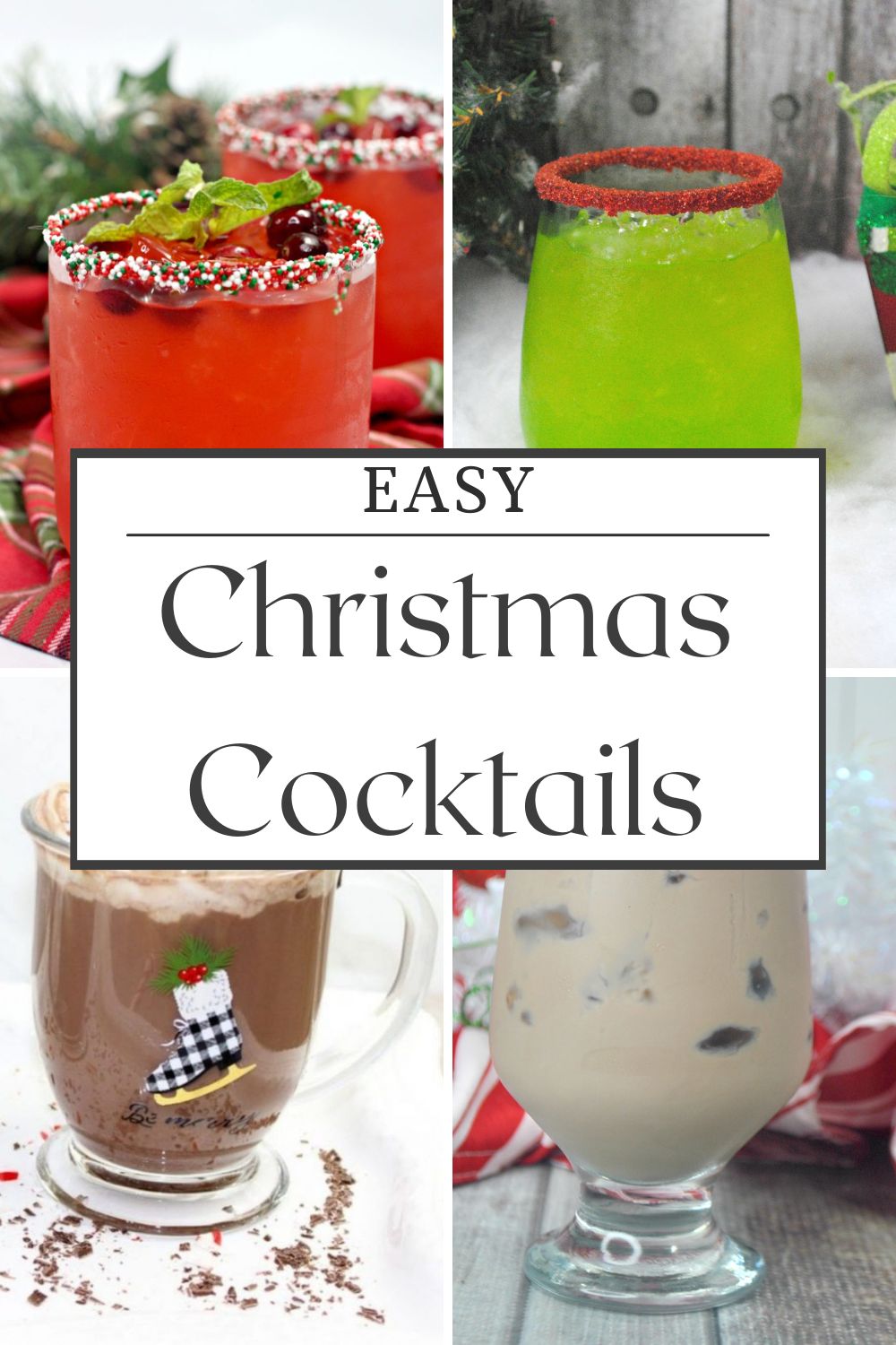 24 Easy Christmas Cocktails Joyful Healthy Eats