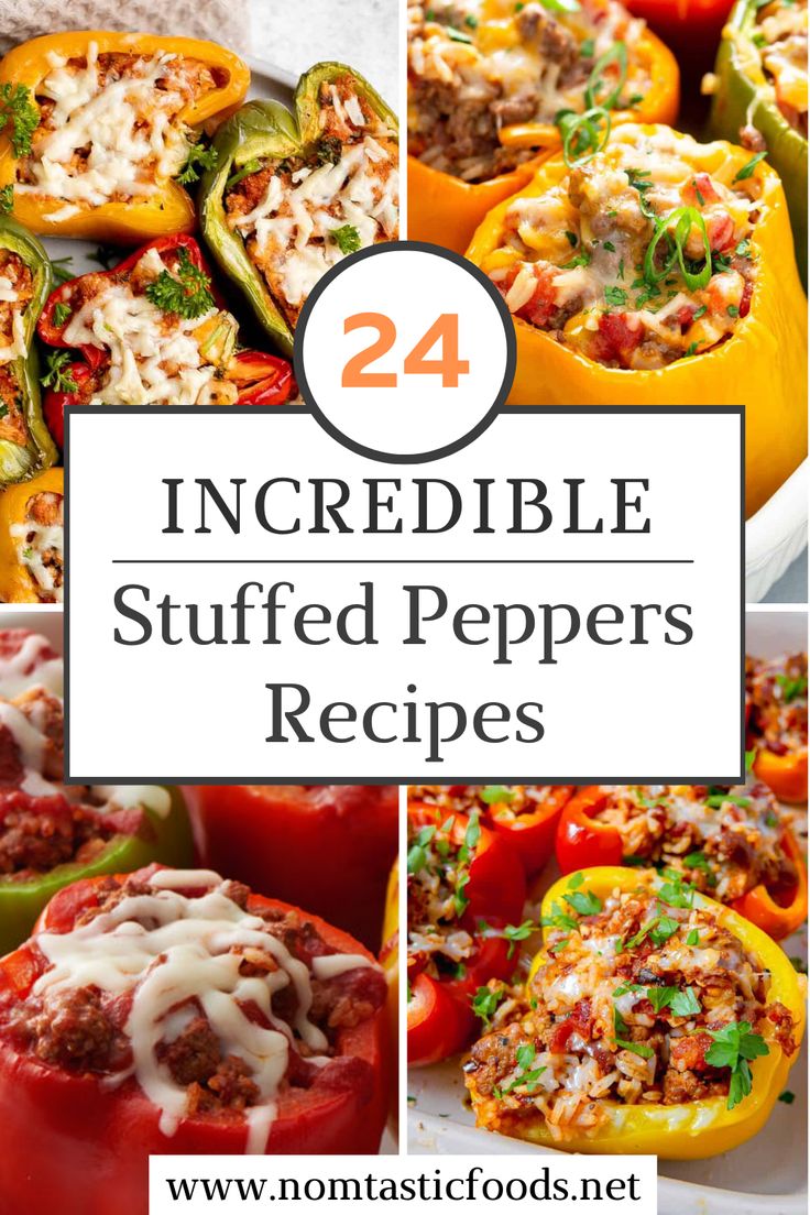 24 Incredible Stuffed Peppers Recipes Nomtastic Foods