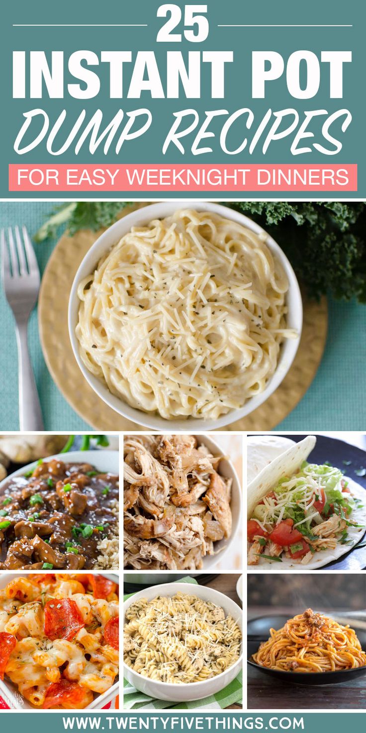 25 Delicious Instant Pot Dump Dinners For Easy Weeknight Meals Fun