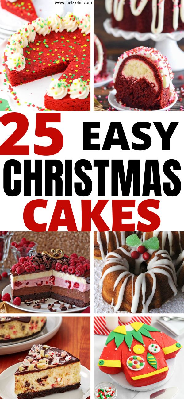 25 Festive Christmas Cake Recipes That Ll Make Your Holiday Memorable