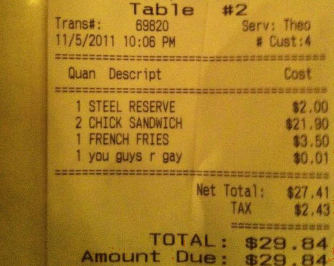 29 Receipts That Made It Worth It To Pay The Tab Dose Your Daily Dose Of Amazing Dont