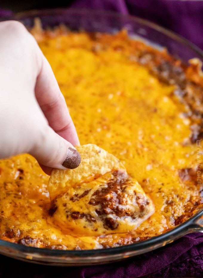 3 Ingredient Chili Cheese Dip Also Known Here In The Midwest As