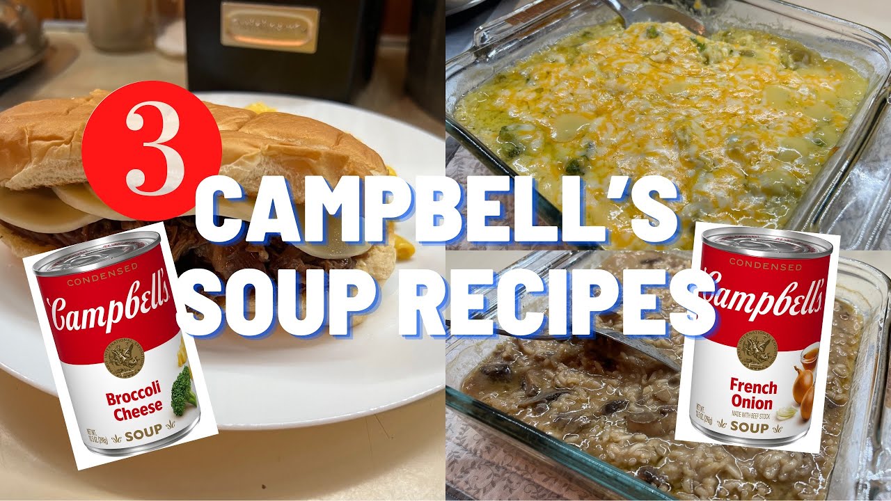 3 New Campbell S Soup Recipes Side Dishes Main Dish Easy And