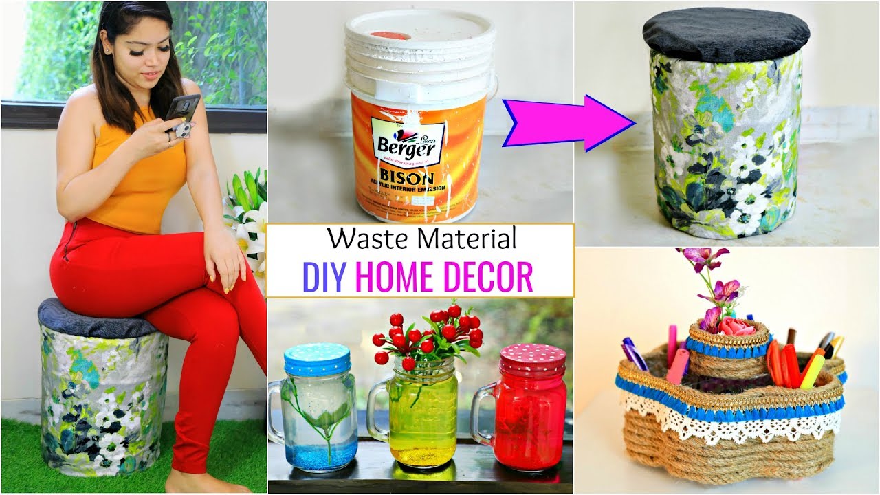 30 Diy Beauty Home Decor Craft Recycle Anaysa Diyqueen Youtube