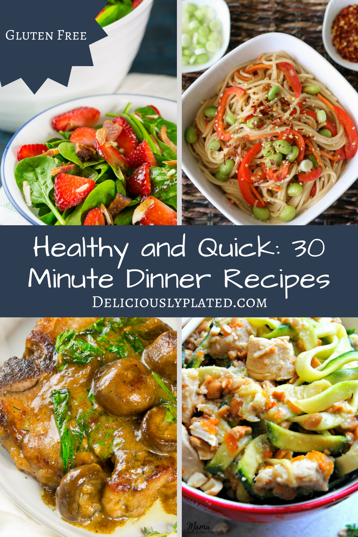 30 Minute Recipes For Quick And Easy Dinners 30 Minute Meals Easy