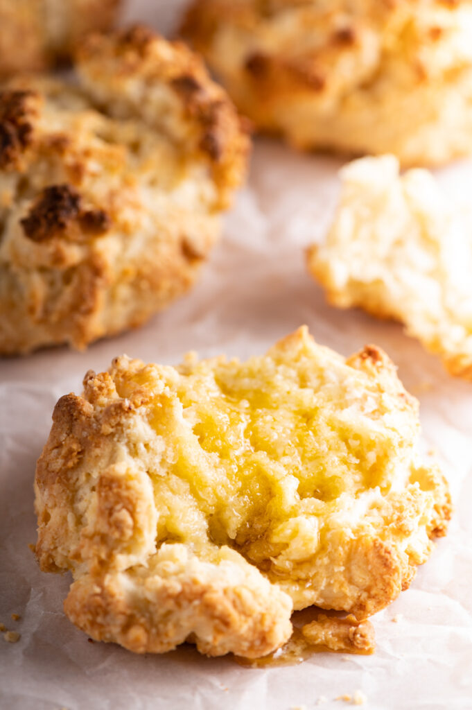 30 Minute Sour Cream Drop Biscuits The Genetic Chef