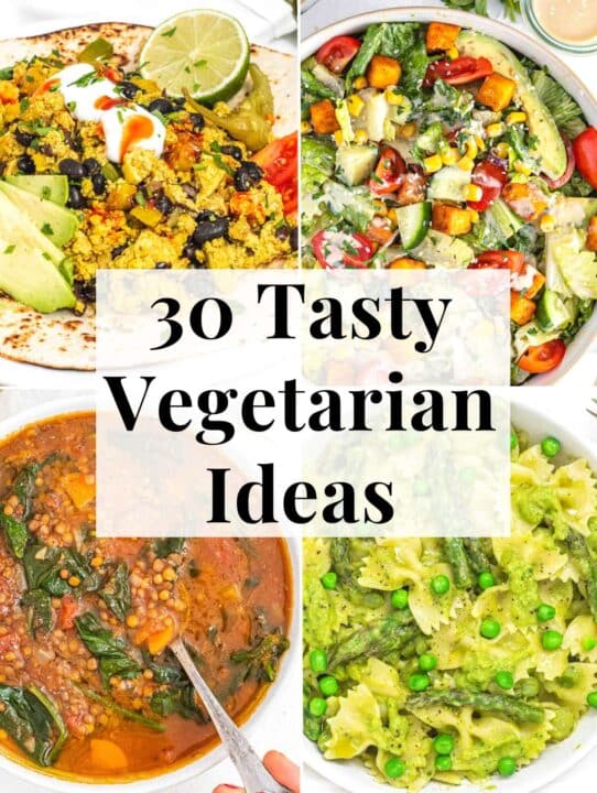 30 Tasty Vegetarian Recipes The Plant Based School