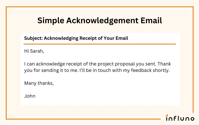 4 Easy Steps To Writing An Acknowledgement Email Examples