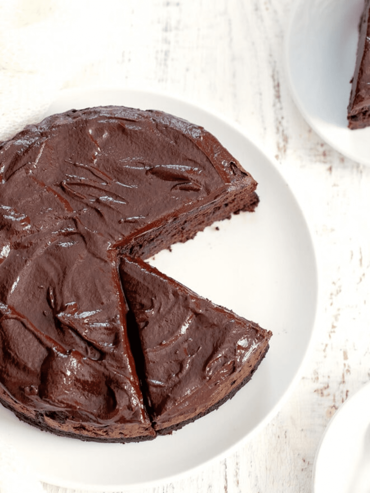 4 Ingredient Healthy Chocolate Cake No Flour Refined Sugar Butter