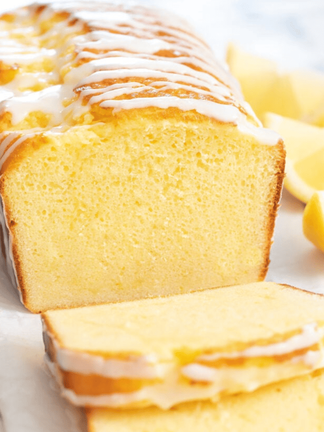 4 Ingredient Lemon Pound Cake No Butter Or Oil Kirbie S Cravings