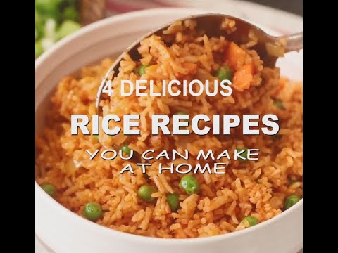 4 Quick And Easy Rice Recipes Youtube