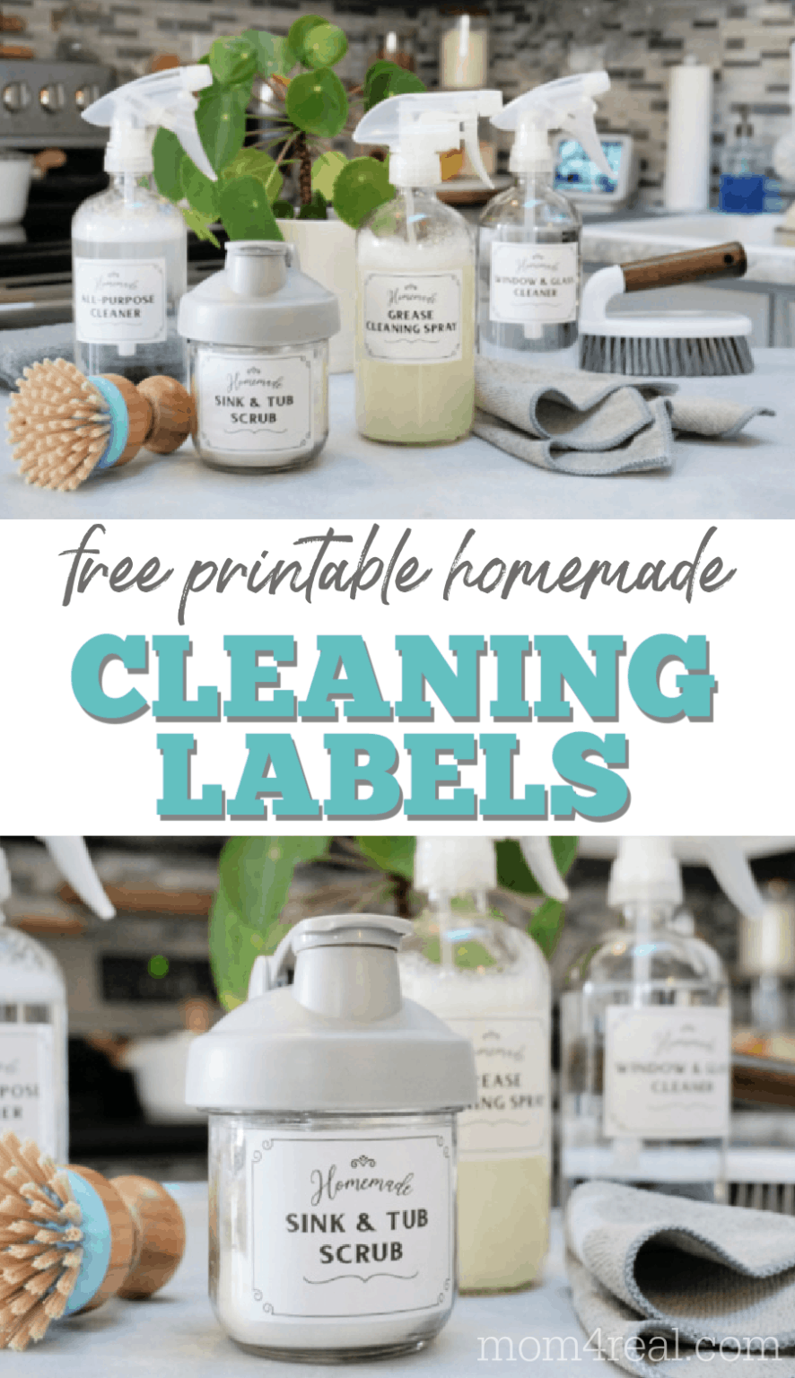 4 Simple Homemade Cleaning Solutions With Printable Homemade Cleaning