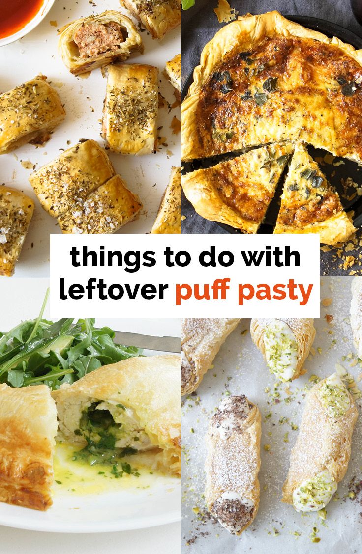 40 Things To Do With Leftover Puff Pastry Aussie Food Food Cooking Recipes