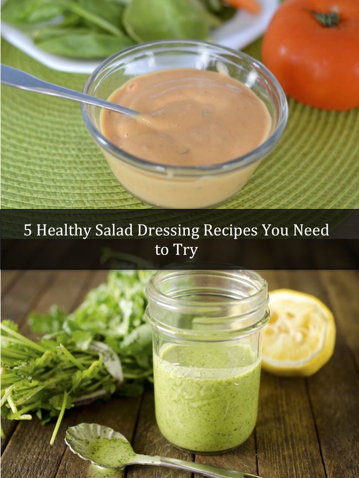 5 Healthy Salad Dressing Recipes You Need To Try Salad Dressing