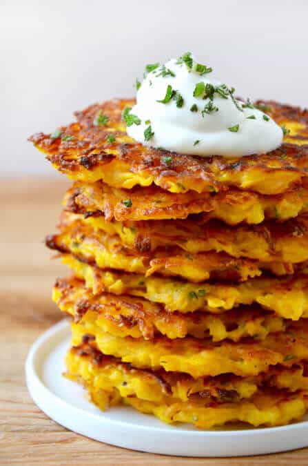 5 Ingredient Butternut Squash Fritters Just A Taste