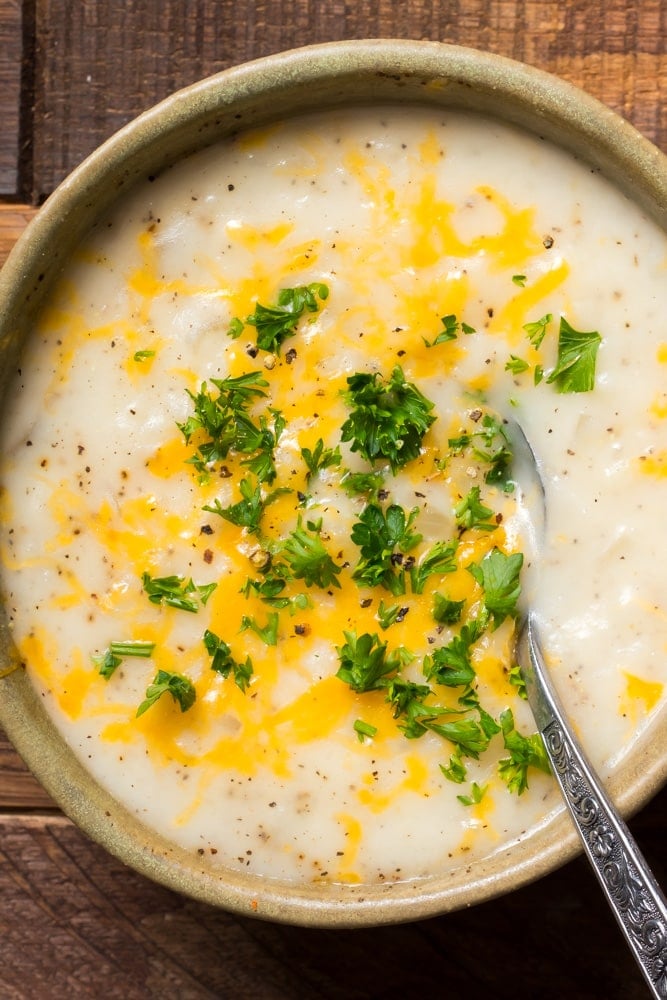 5 Ingredient Crock Pot Potato Soup Easy Potato Soup With Hash Browns