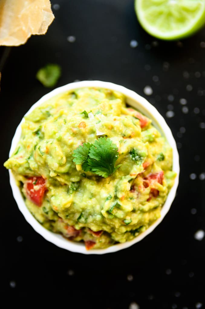 5 Ingredient Perfect Guacamole Blissful Basil