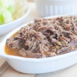 5 Ingredient Slow Cooker Mexican Shredded Beef