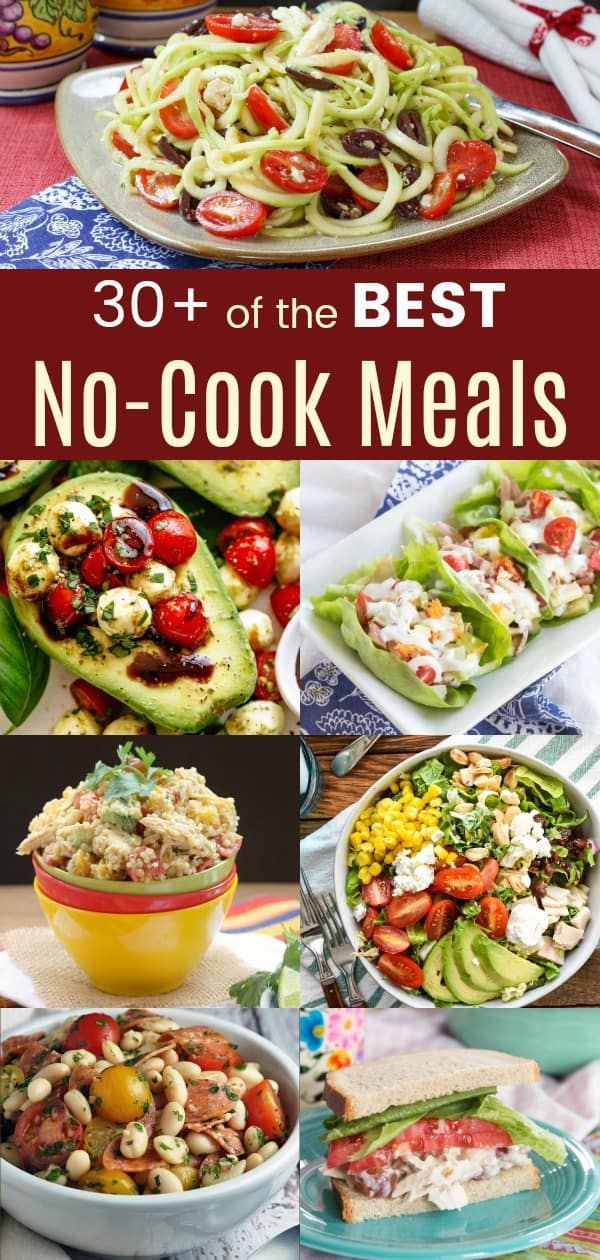 50 No Cook Meals Fast And Easy Recipes For Lunch And Dinner Fast