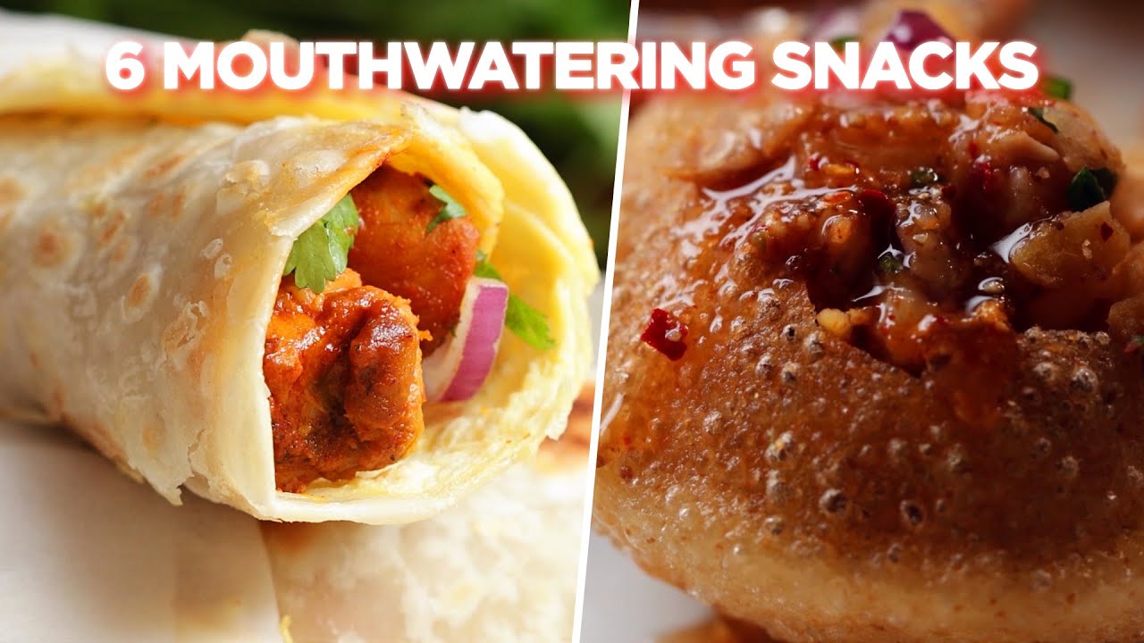 6 Mouthwatering Snacks Recipe Youtube