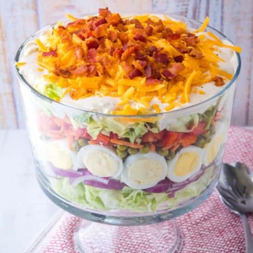 7 Layer Salad Recipe Bread Booze Bacon