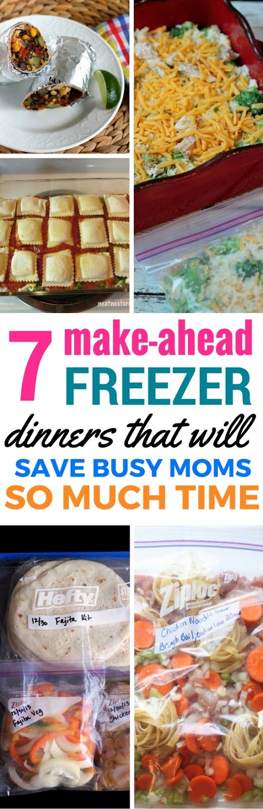 7 Make Ahead Freezer Dinners That Will Save Busy Moms So Much Time