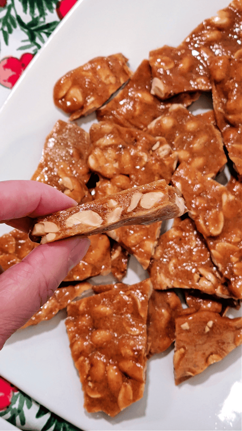 7 Minute Microwave Peanut Brittle Recipe Microwave Peanut Brittle