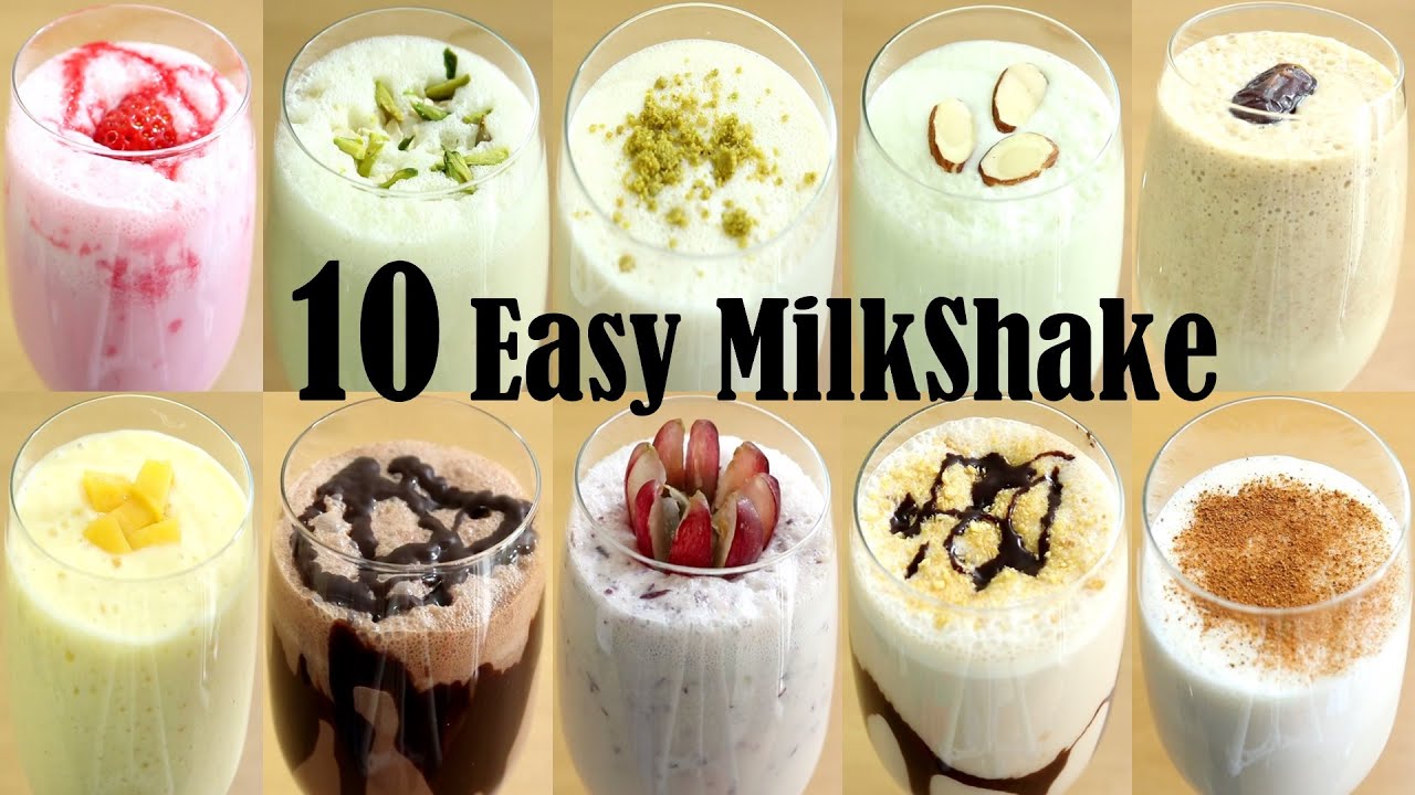 8 Easy Milkshake Recipe How To Make Refreshing Summer Drinks Ep 44