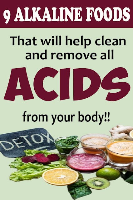 9 Best Alkaline Foods To Detox And Remove Acids From The Body