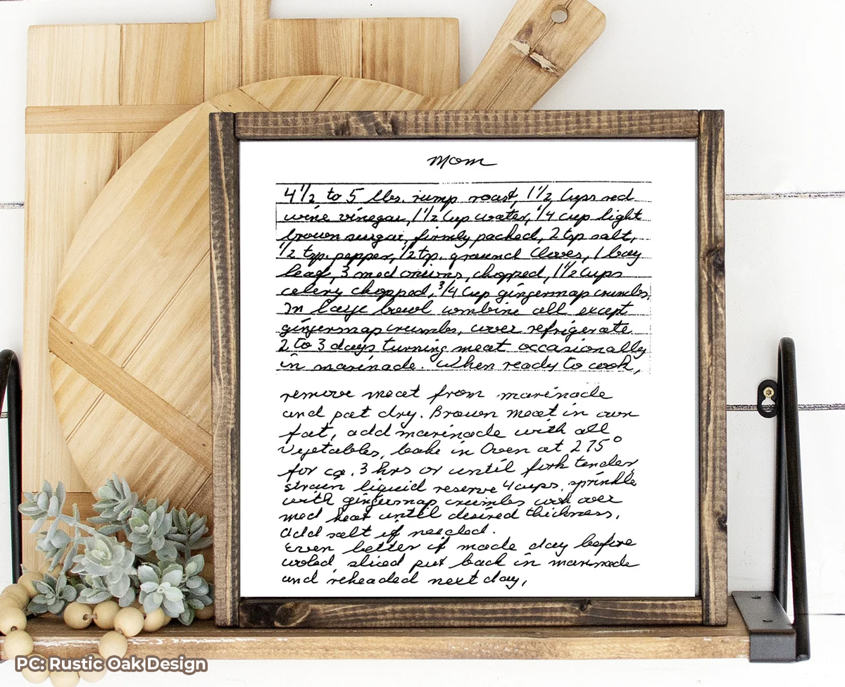 9 Handwritten Recipe Gift Ideas To Make With Ikonart Ikonart Stencil