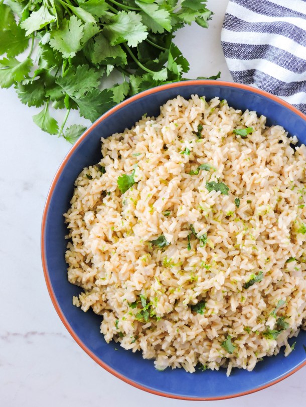 A Bear In The Kitchen Easy Cilantro Lime Rice