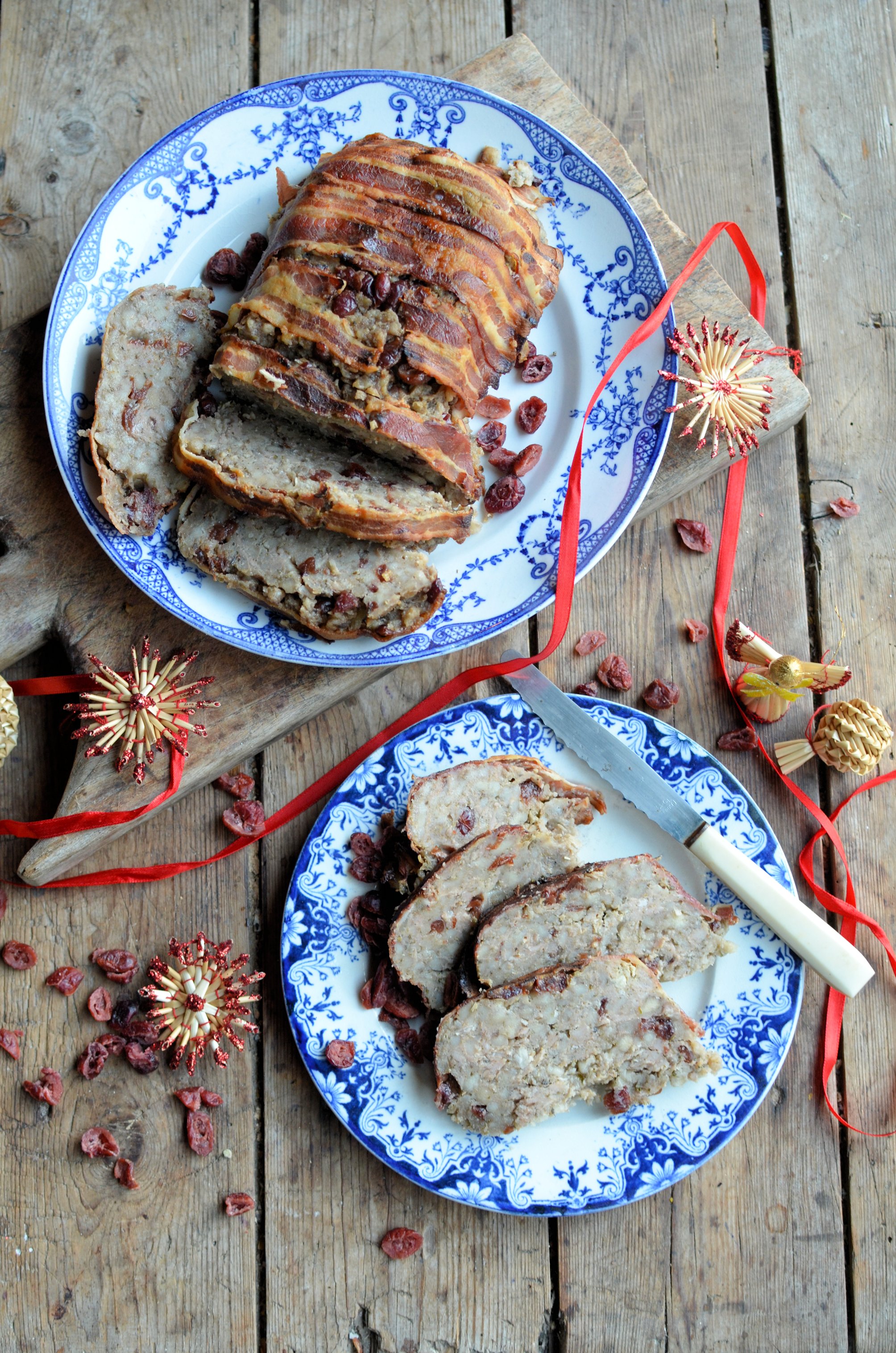 A Countdown To Christmas Recipe Christmas Sausage Sage And Bacon Stuffing Loaf