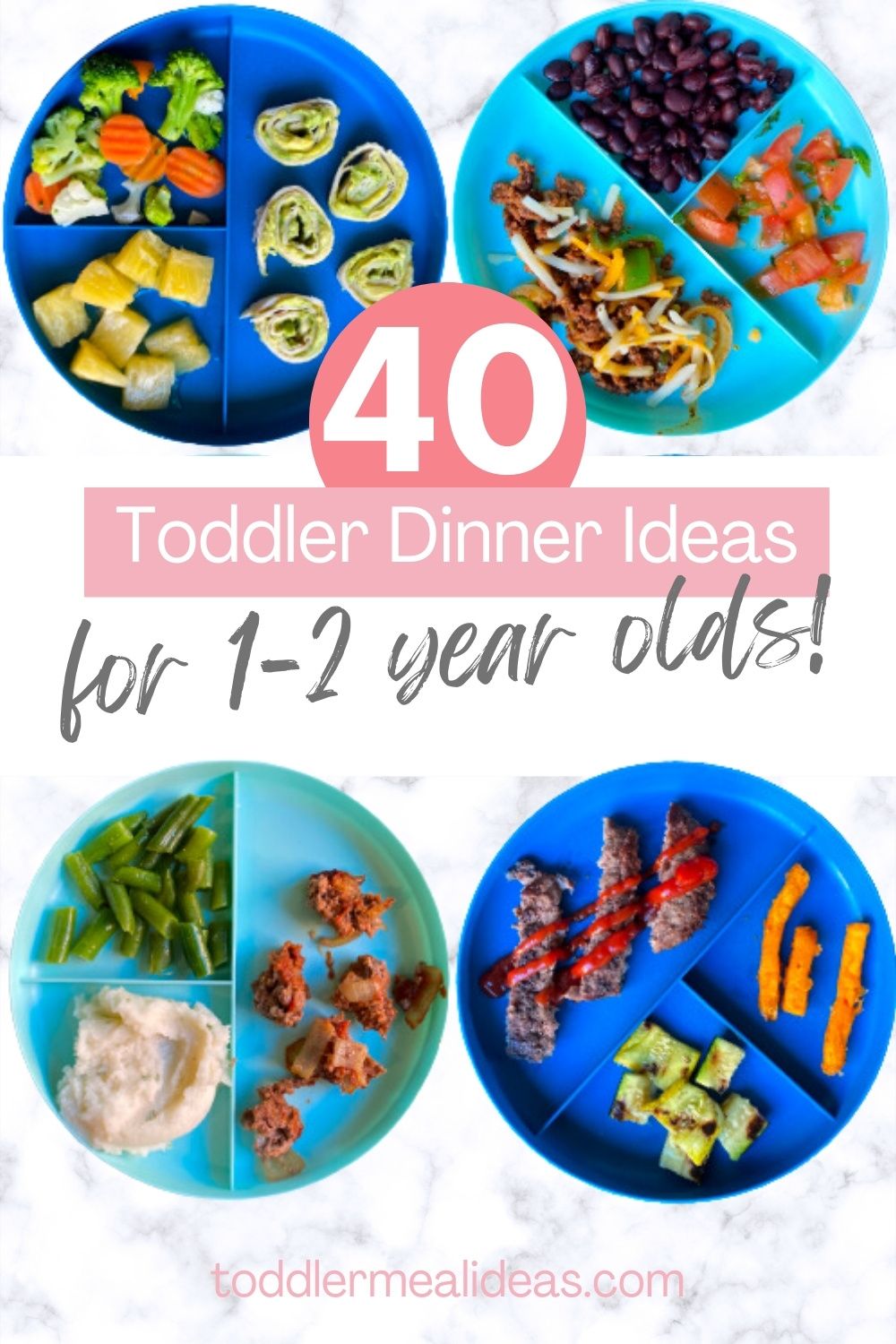 A List Of 40 Healthy Fun And Easy Toddler Dinners For 1 2 Year Olds Descriptions Of My