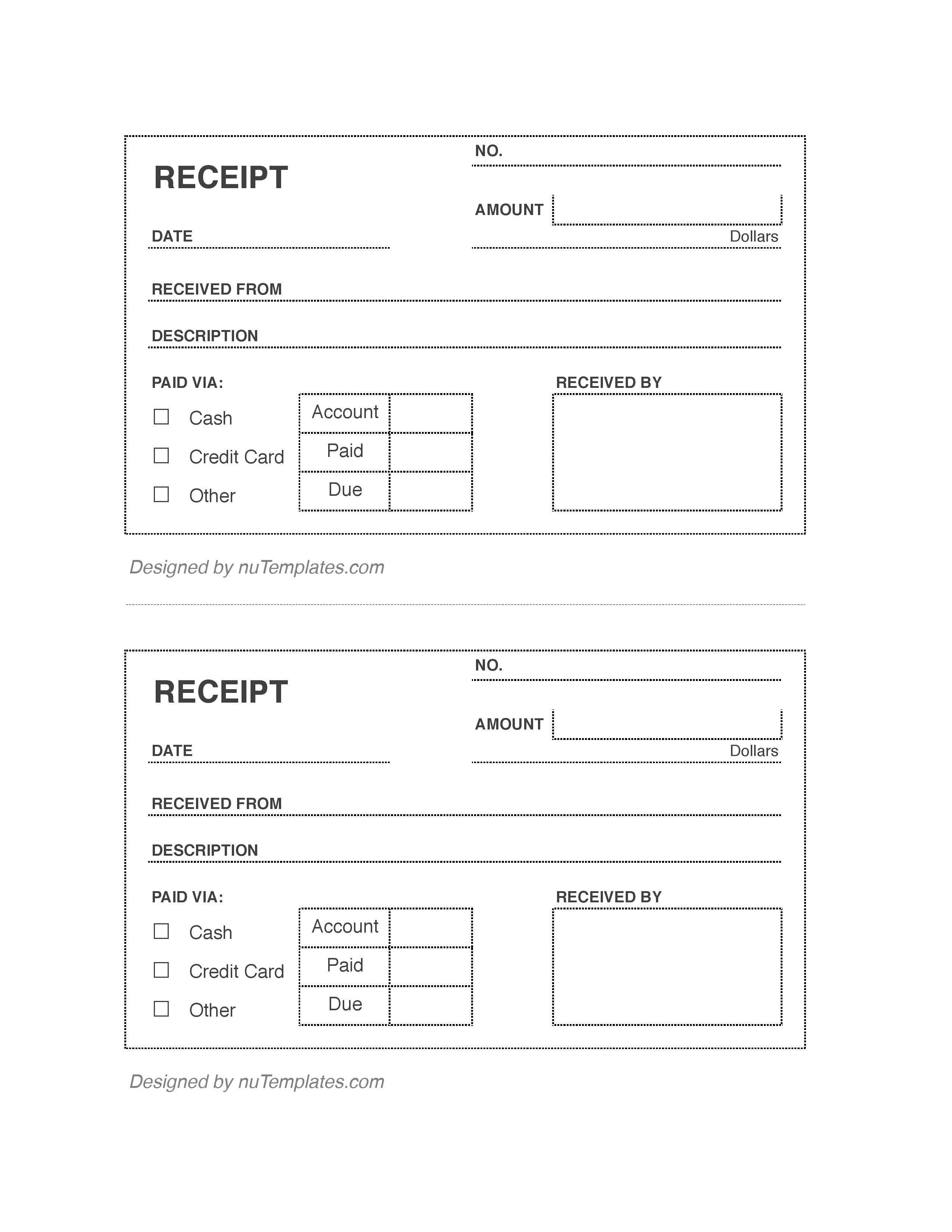 Accounting Receipt Template Beautiful Receipt Forms