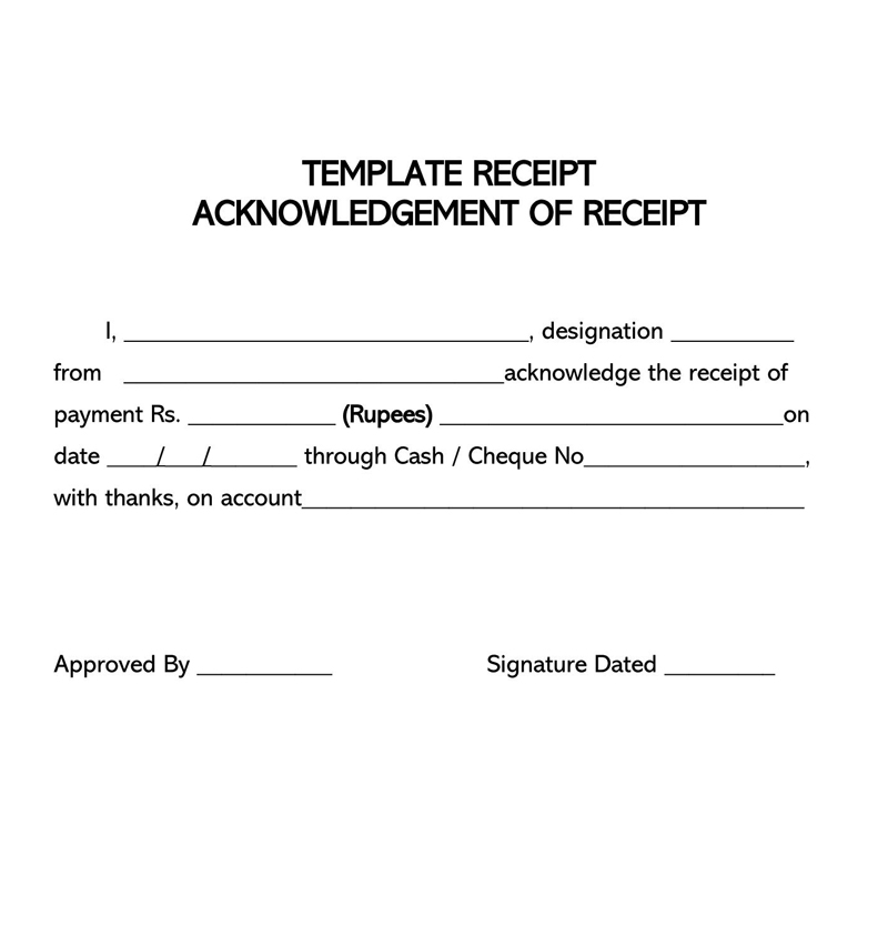 Acknowledgement Receipt Form 4 Free Templates In Pdf Word Excel Porn Sex Picture