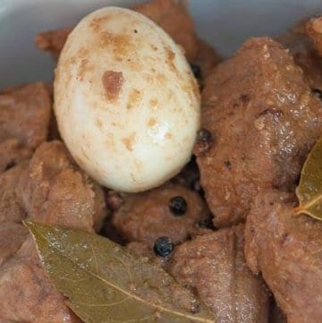 Adobong Pata With Boiled Egg Taiwan Style Youtube